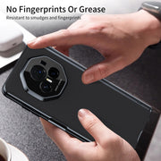 For Honor Magic V3 Integrated AG Frosted Vacuum Plating Phone Case(Black)