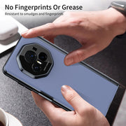 For Honor Magic V3 Integrated AG Frosted Vacuum Plating Phone Case(Blue)