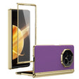 For Honor Magic V3 Integrated AG Frosted Vacuum Plating Phone Case(Purple) - Honor Cases by PMC TechLife | Online Shopping South Africa | PMC TechLife | Buy Now Pay Later Mobicred