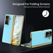 For Honor Magic Vs3 Integrated AG Frosted Vacuum Plating Phone Case(Ice Blue)