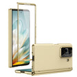 For Honor Magic Vs3 Integrated AG Frosted Vacuum Plating Phone Case(Gold) - Honor Cases by PMC TechLife | Online Shopping South Africa | PMC TechLife | Buy Now Pay Later Mobicred