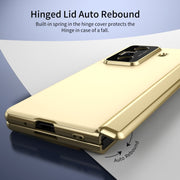 For Honor Magic Vs3 Integrated AG Frosted Vacuum Plating Phone Case(Gold)
