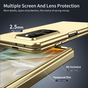 For Honor Magic Vs3 Integrated AG Frosted Vacuum Plating Phone Case(Gold)