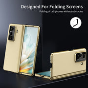 For Honor Magic Vs3 Integrated AG Frosted Vacuum Plating Phone Case(Gold)