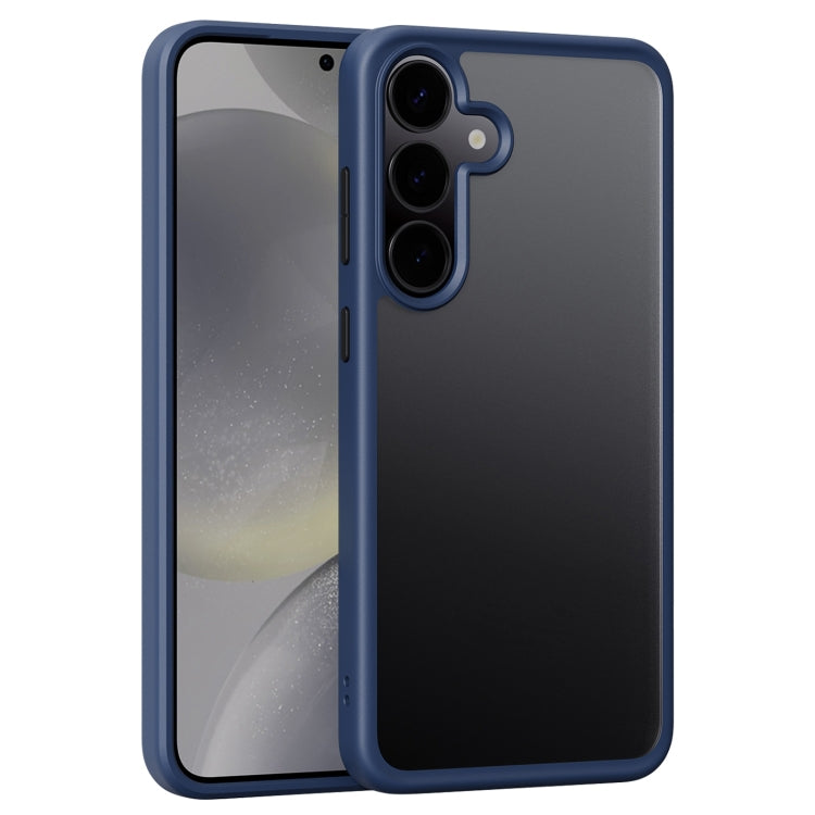 For Samsung Galaxy S25+ 5G Skin Feel Phone Case(Titanium Blue)
