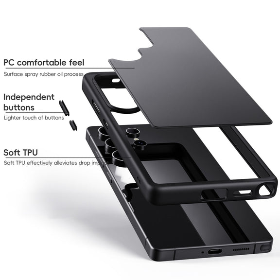 For Samsung Galaxy S25+ 5G Skin Feel Phone Case(Grey)