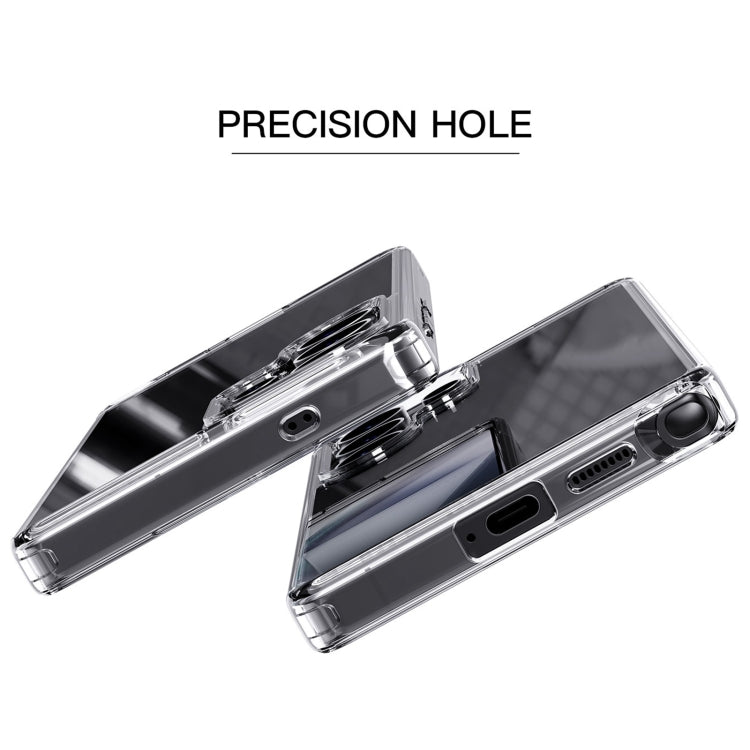 For Samsung Galaxy S25 Ultra 5G Crystal Clear TPU Hybrid PC Phone Case(Transparent)