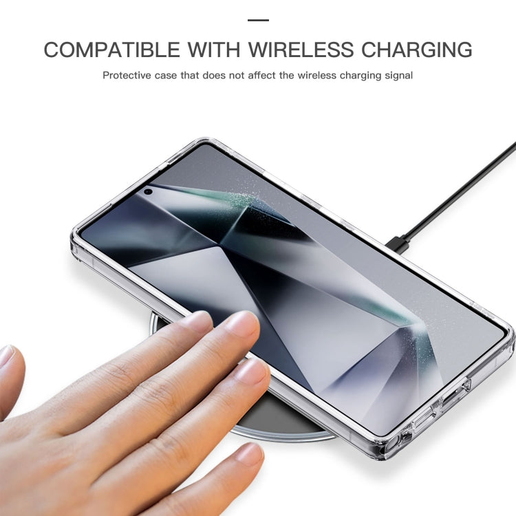 For Samsung Galaxy S25 Ultra 5G Crystal Clear TPU Hybrid PC Phone Case(Transparent)