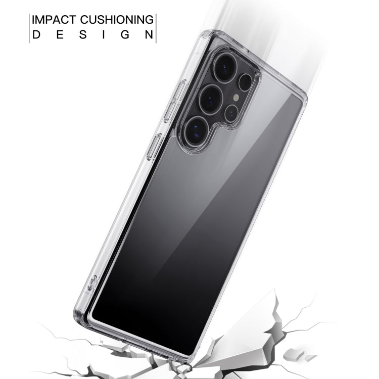 For Samsung Galaxy S25 5G Crystal Clear TPU Hybrid PC Phone Case(Transparent)