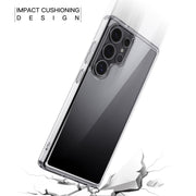 For Samsung Galaxy S25 5G Crystal Clear TPU Hybrid PC Phone Case(Transparent)