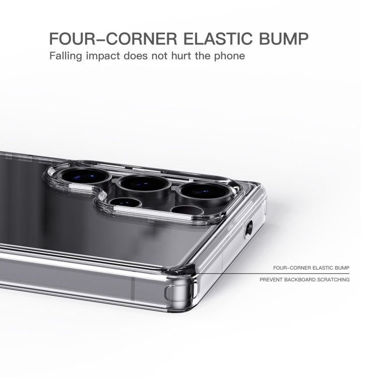 For Samsung Galaxy S25+ 5G Crystal Clear TPU Hybrid PC Phone Case(Transparent)