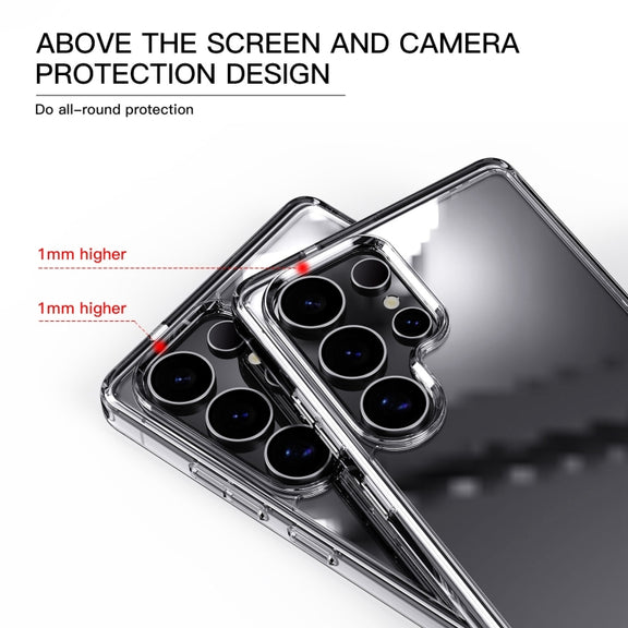 For Samsung Galaxy S25 5G Crystal Clear TPU Hybrid PC Phone Case(Transparent)