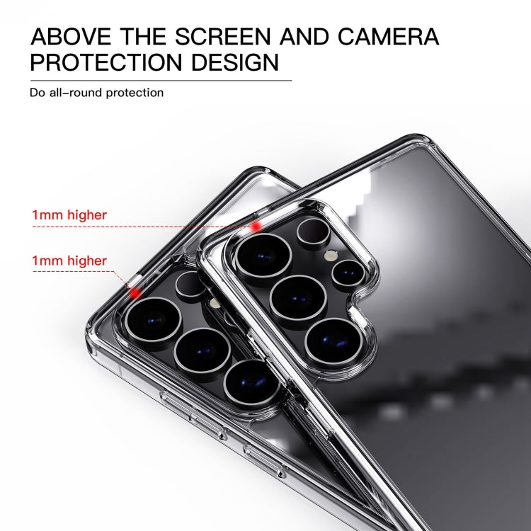 For Samsung Galaxy S25+ 5G Crystal Clear TPU Hybrid PC Phone Case(Transparent)