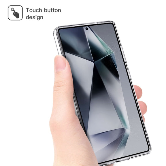 For Samsung Galaxy S25 5G Crystal Clear TPU Hybrid PC Phone Case(Transparent)