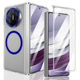 For Huawei Mate X3 lce Folding Series MagSafe Integrated Clear PC Phone Case(Royal Blue) - Huawei Cases by PMC TechLife | Online Shopping South Africa | PMC TechLife | Buy Now Pay Later Mobicred