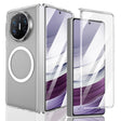 For Huawei Mate X3 lce Folding Series MagSafe Integrated Clear PC Phone Case(Silver) - Huawei Cases by PMC TechLife | Online Shopping South Africa | PMC TechLife | Buy Now Pay Later Mobicred