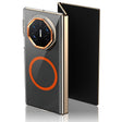 For Huawei Mate XT Ultimate Design lce Folding Series MagSafe Integrated Clear PC Phone Case(Orange) - free shipping - PMC TechLife - Order now!