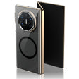 For Huawei Mate XT Ultimate Design lce Folding Series MagSafe Integrated Clear PC Phone Case(Black) - Huawei Cases by PMC TechLife | Online Shopping South Africa | PMC TechLife | Buy Now Pay Later Mobicred