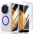 For Honor Magic V3 lce Folding Series MagSafe Integrated Clear PC Phone Case(Royal Blue) - Honor Cases by PMC TechLife | Online Shopping South Africa | PMC TechLife | Buy Now Pay Later Mobicred
