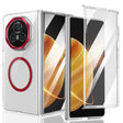 For Honor Magic V3 lce Folding Series MagSafe Integrated Clear PC Phone Case(Red) - free shipping - PMC TechLife - Order now!