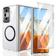 For Honor Magic Vs3 lce Folding Series MagSafe Integrated Clear PC Phone Case(Black) - Honor Cases by PMC TechLife | Online Shopping South Africa | PMC TechLife | Buy Now Pay Later Mobicred