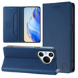 For Huawei Pura 70 RC01 Dual-Folded Magnetic Suction RFID Leather Phone Case(Dark Blue) - free shipping - PMC Jewellery - Order now!