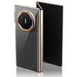 For Huawei Mate XT Ultimate Design lce Folding Series Integrated Clear PC Phone Case(Orange) - Huawei Cases by PMC TechLife | Online Shopping South Africa | PMC TechLife | Buy Now Pay Later Mobicred