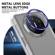 For Huawei Mate X3 lce Folding Series Integrated Clear PC Phone Case(Royal Blue)
