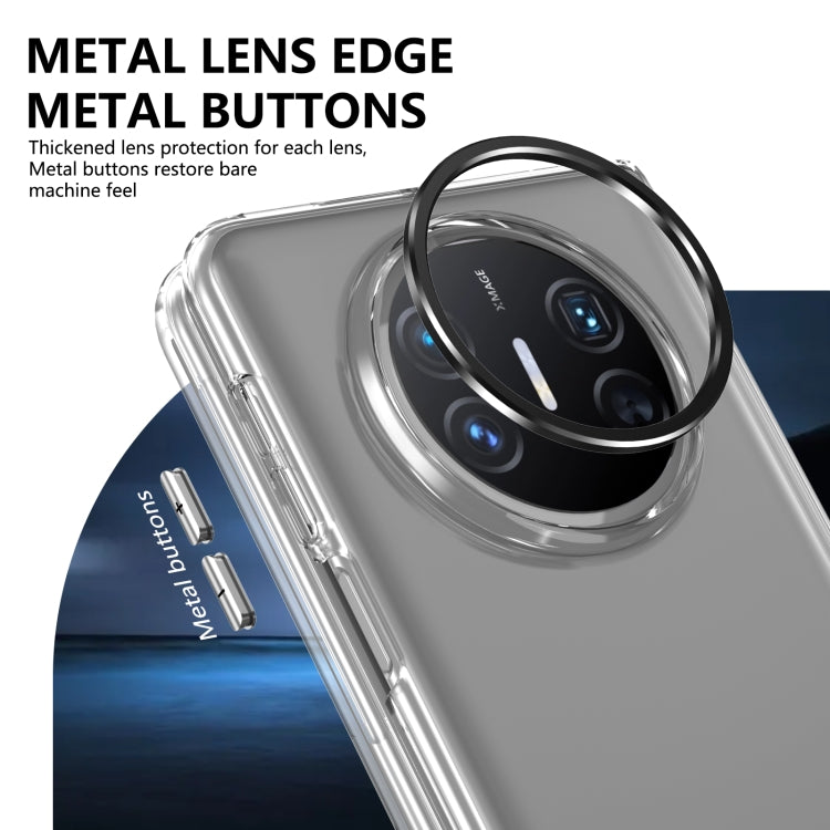 For Huawei Mate X3 lce Folding Series Integrated Clear PC Phone Case(Black)