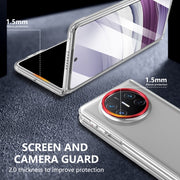 For Huawei Mate X3 lce Folding Series Integrated Clear PC Phone Case(Red)