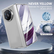 For Huawei Mate X3 lce Folding Series Integrated Clear PC Phone Case(Silver)