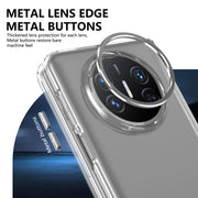 For Huawei Mate X3 lce Folding Series Integrated Clear PC Phone Case(Silver)