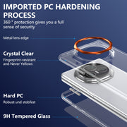 For Honor Magic V3 lce Folding Series Integrated Clear PC Phone Case(Orange)