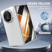 For Honor Magic V3 lce Folding Series Integrated Clear PC Phone Case(Silver)