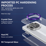 For Honor Magic V3 lce Folding Series Integrated Clear PC Phone Case(Purple)