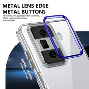 For Honor Magic Vs3 lce Folding Series Integrated Clear PC Phone Case(Royal Blue)