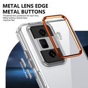 For Honor Magic Vs3 lce Folding Series Integrated Clear PC Phone Case(Orange)