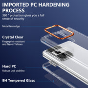 For Honor Magic Vs3 lce Folding Series Integrated Clear PC Phone Case(Orange)