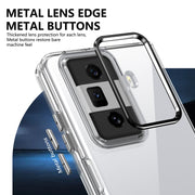 For Honor Magic Vs3 lce Folding Series Integrated Clear PC Phone Case(Black)