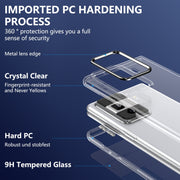 For Honor Magic Vs3 lce Folding Series Integrated Clear PC Phone Case(Black)
