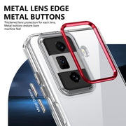 For Honor Magic Vs3 lce Folding Series Integrated Clear PC Phone Case(Red)