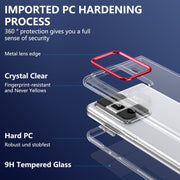 For Honor Magic Vs3 lce Folding Series Integrated Clear PC Phone Case(Red)