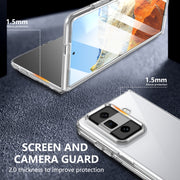 For Honor Magic Vs3 lce Folding Series Integrated Clear PC Phone Case(Silver)
