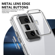 For Honor Magic Vs3 lce Folding Series Integrated Clear PC Phone Case(Silver)