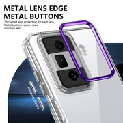 For Honor Magic Vs3 lce Folding Series Integrated Clear PC Phone Case(Purple)
