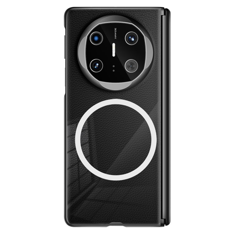 For Huawei Mate X6 Clear MagSafe PC Full Coverage Phone Case(Black)