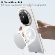 For Huawei Mate X6 Clear MagSafe PC Full Coverage Phone Case(White)