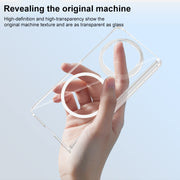 For Huawei Mate X6 Clear MagSafe PC Full Coverage Phone Case(White)