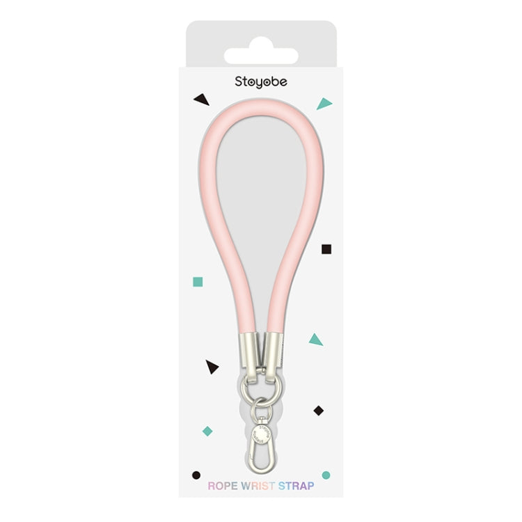 DUX DUICS Stoyobe PL-II Universal Silicone Phone Wrist Strap Anti-lost Lanyard(Pink)