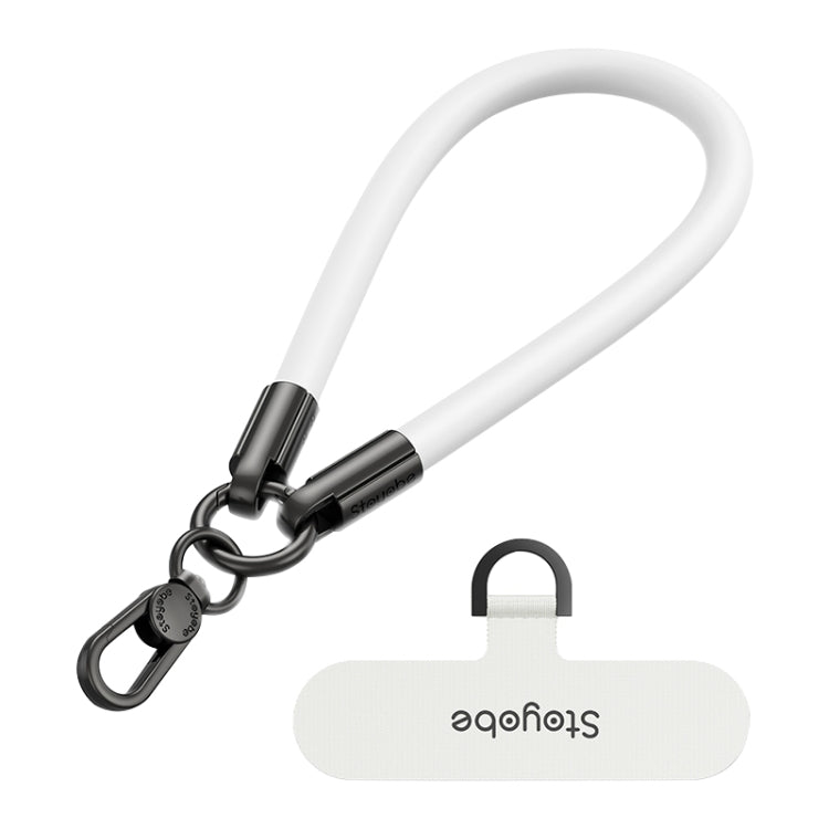 DUX DUICS Stoyobe PL-II Universal Silicone Phone Wrist Strap Anti-lost Lanyard(Luminous White)